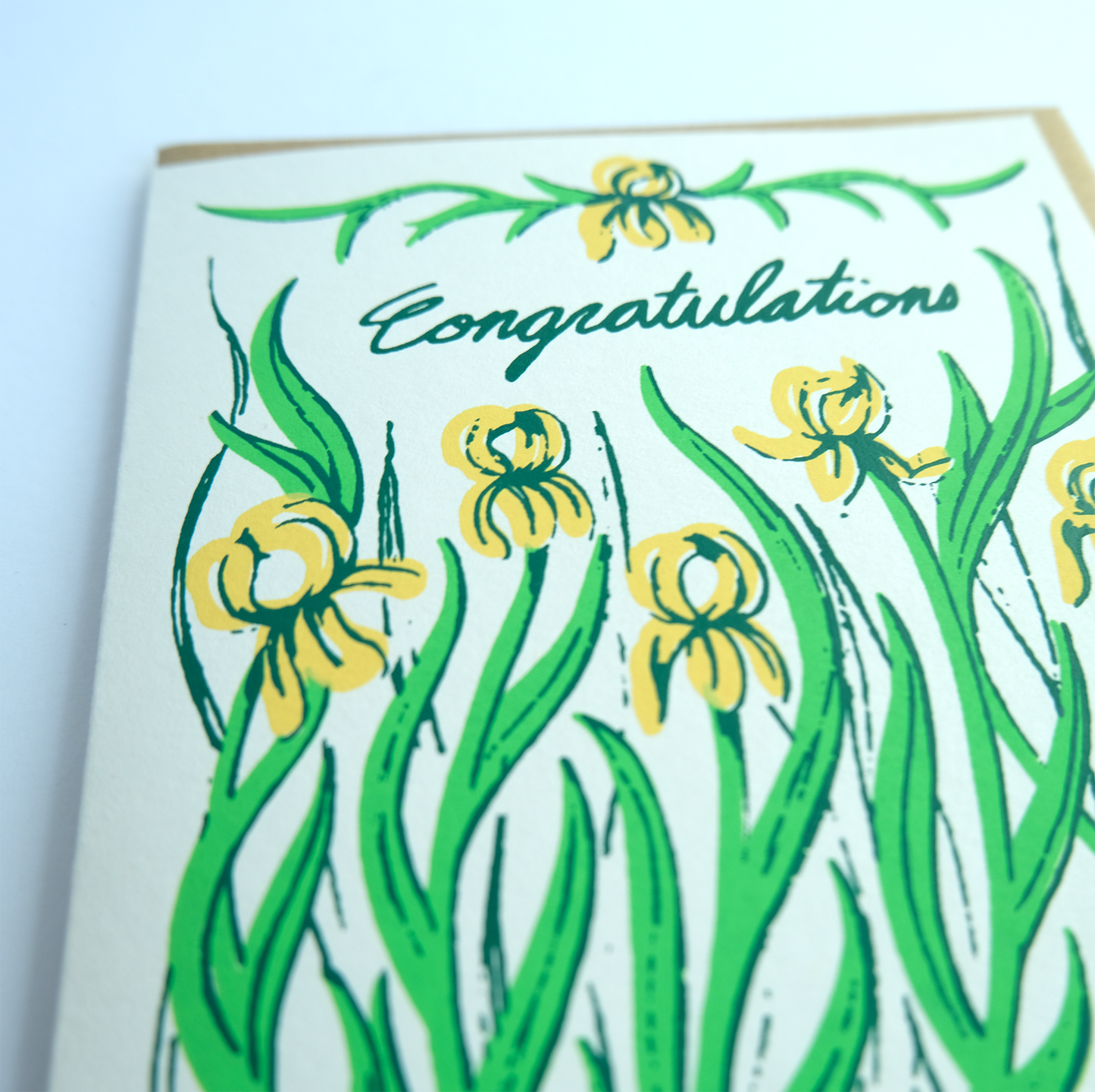 Iris Congratulations Card