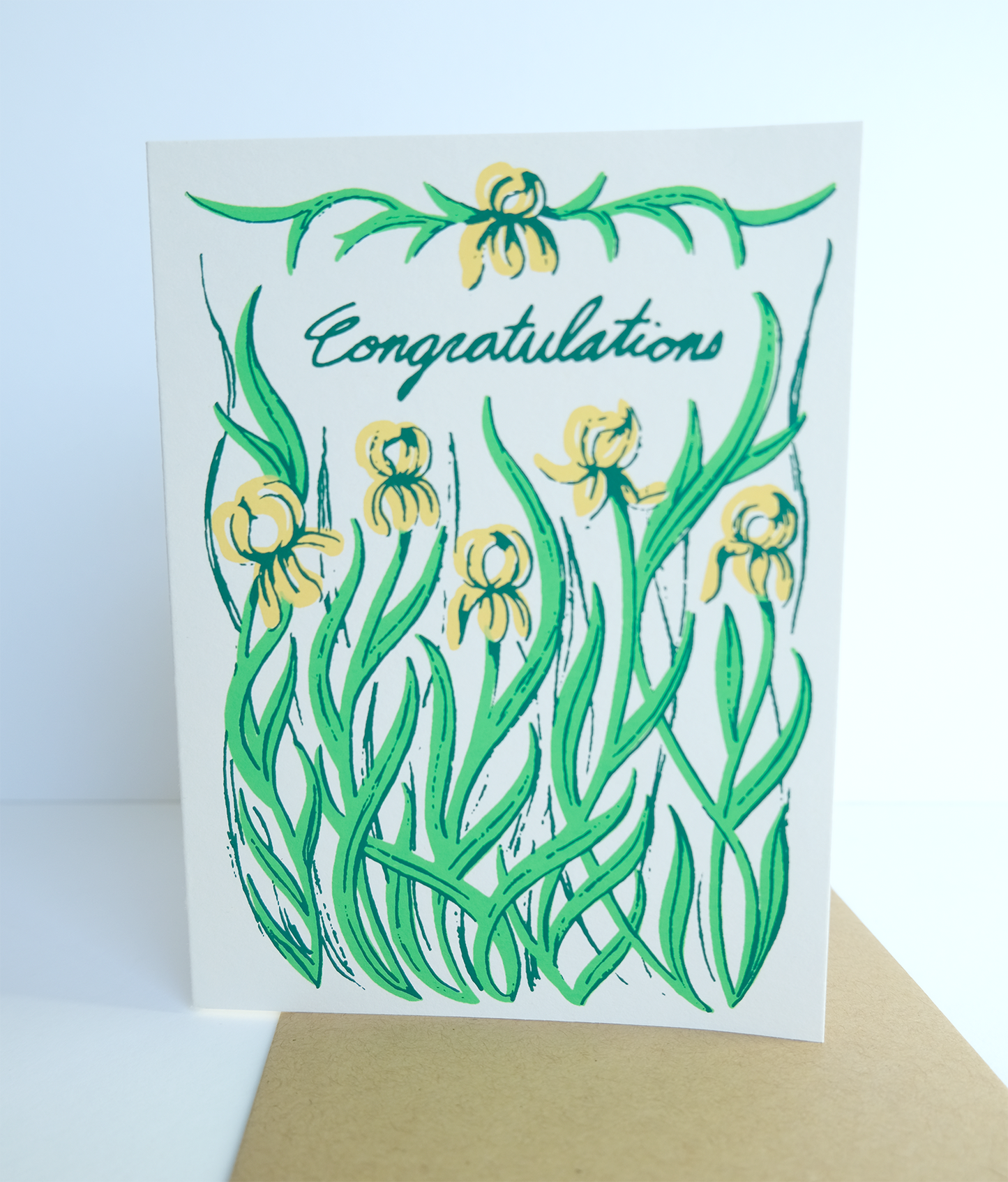 Iris Congratulations Card