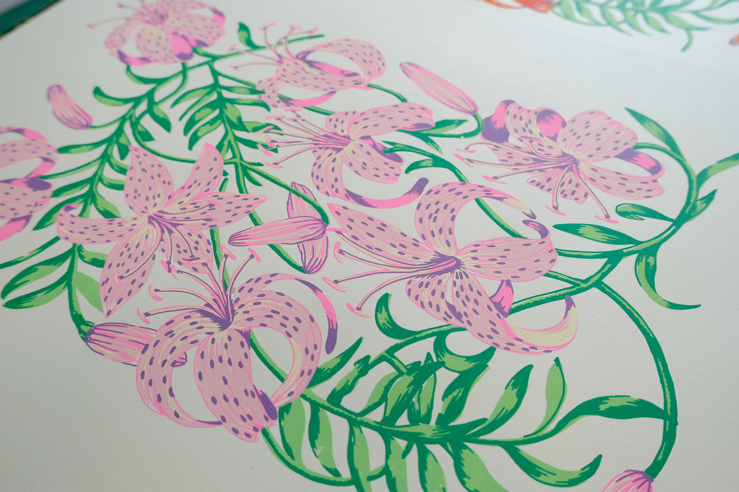 Pink Lilies