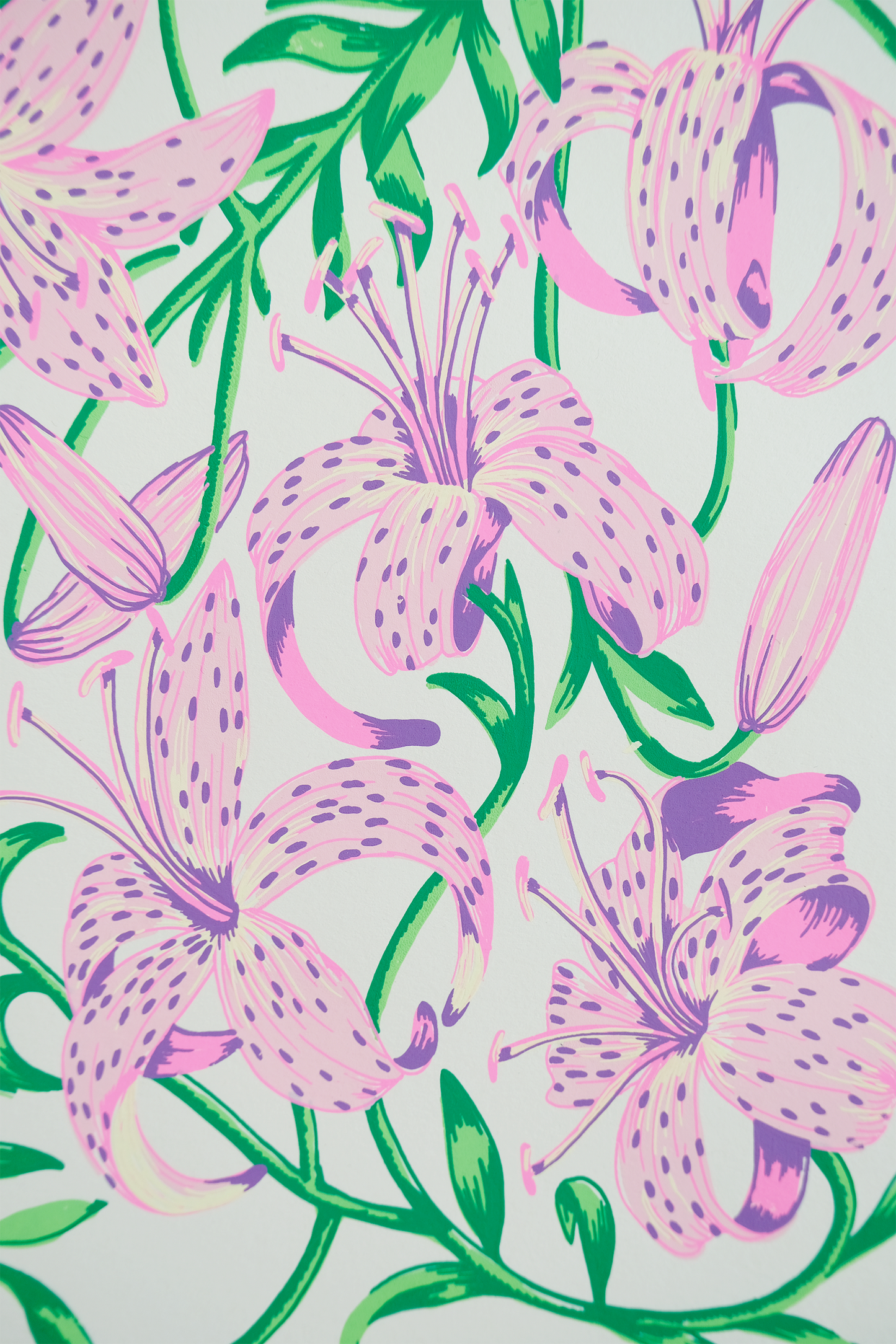 Pink Lilies