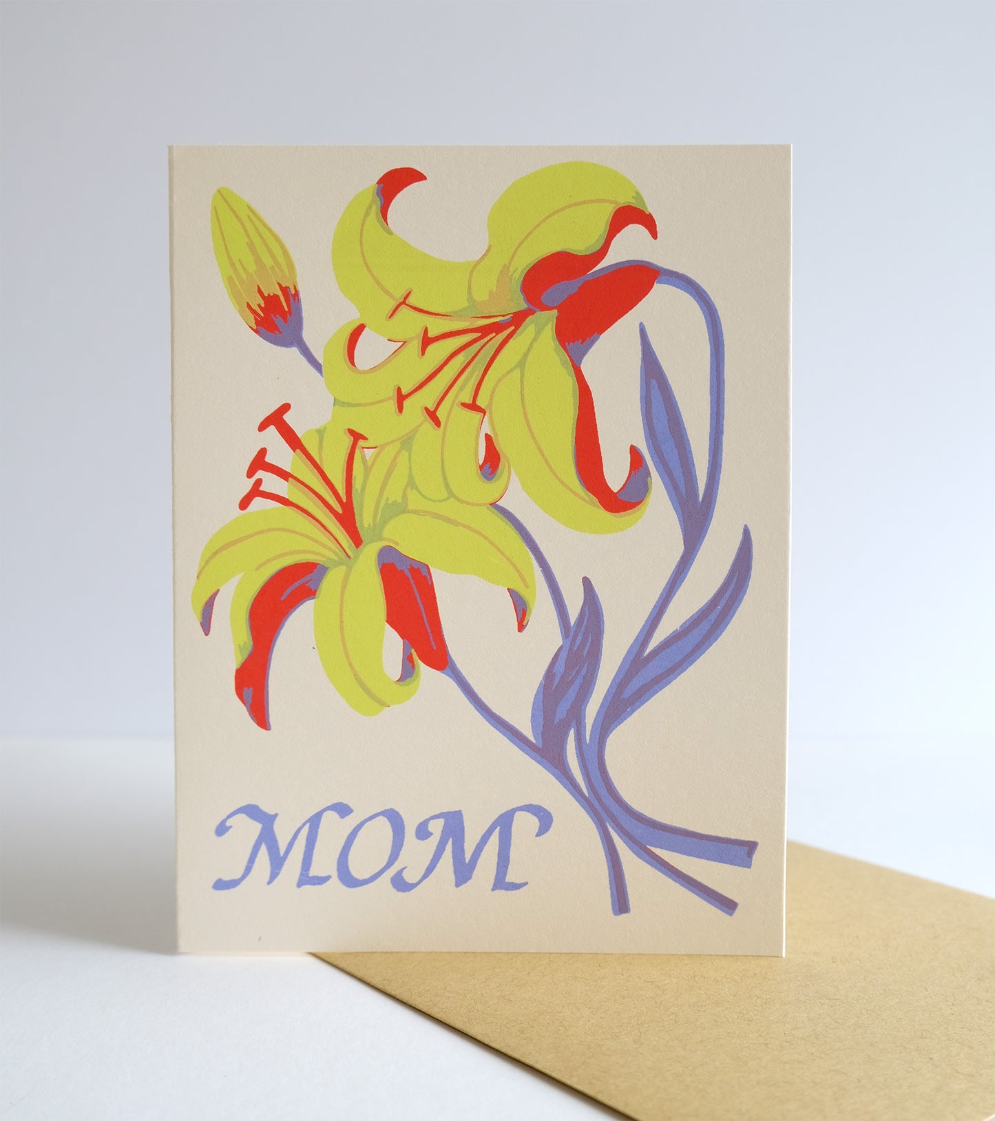 Mom with Lilies Card