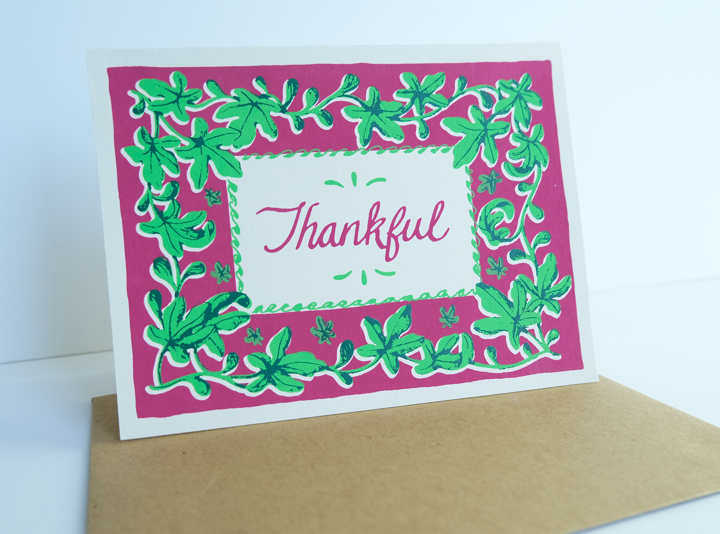 Thankful Fig Branch Card