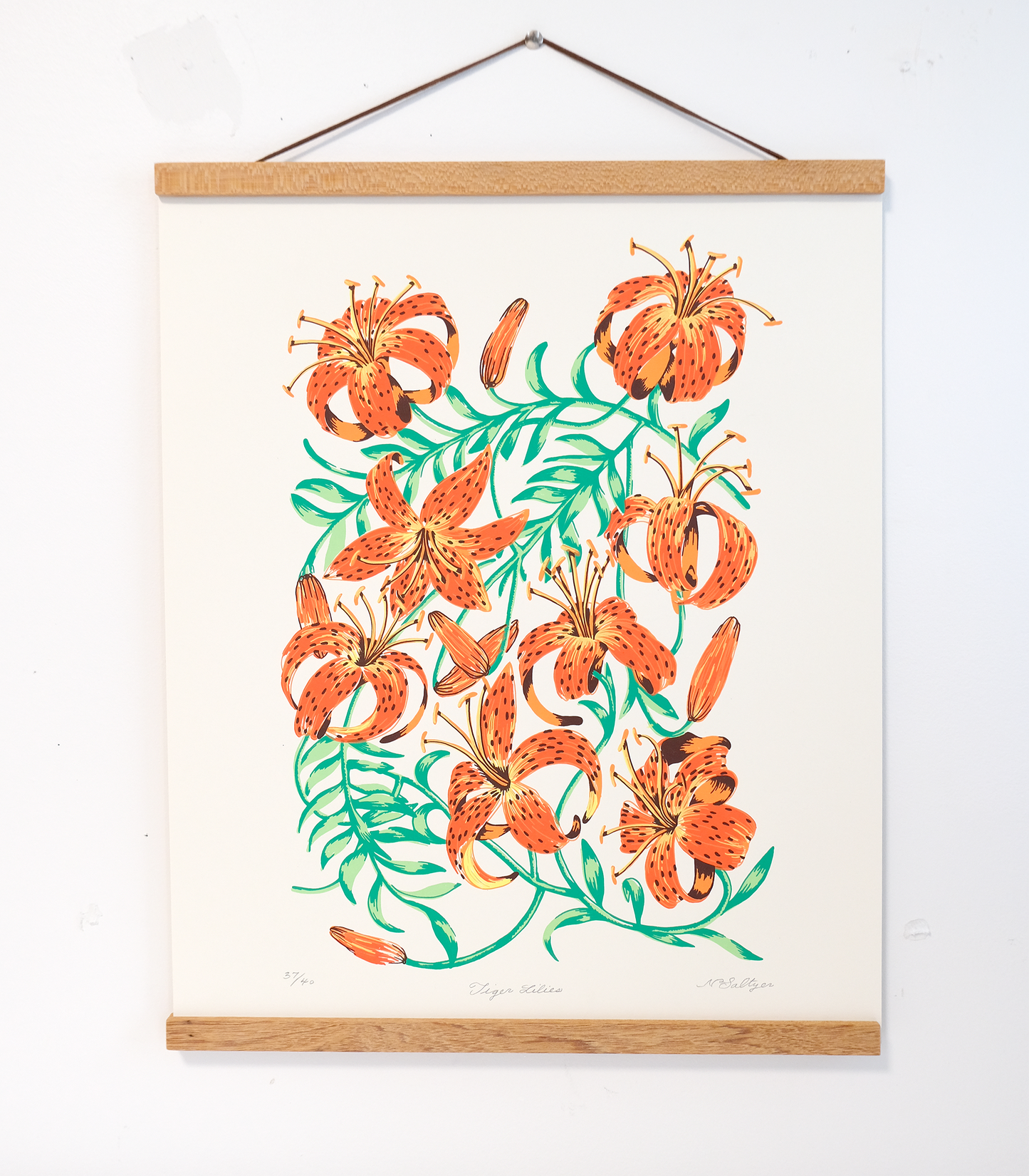 Tiger Lilies Screen Print