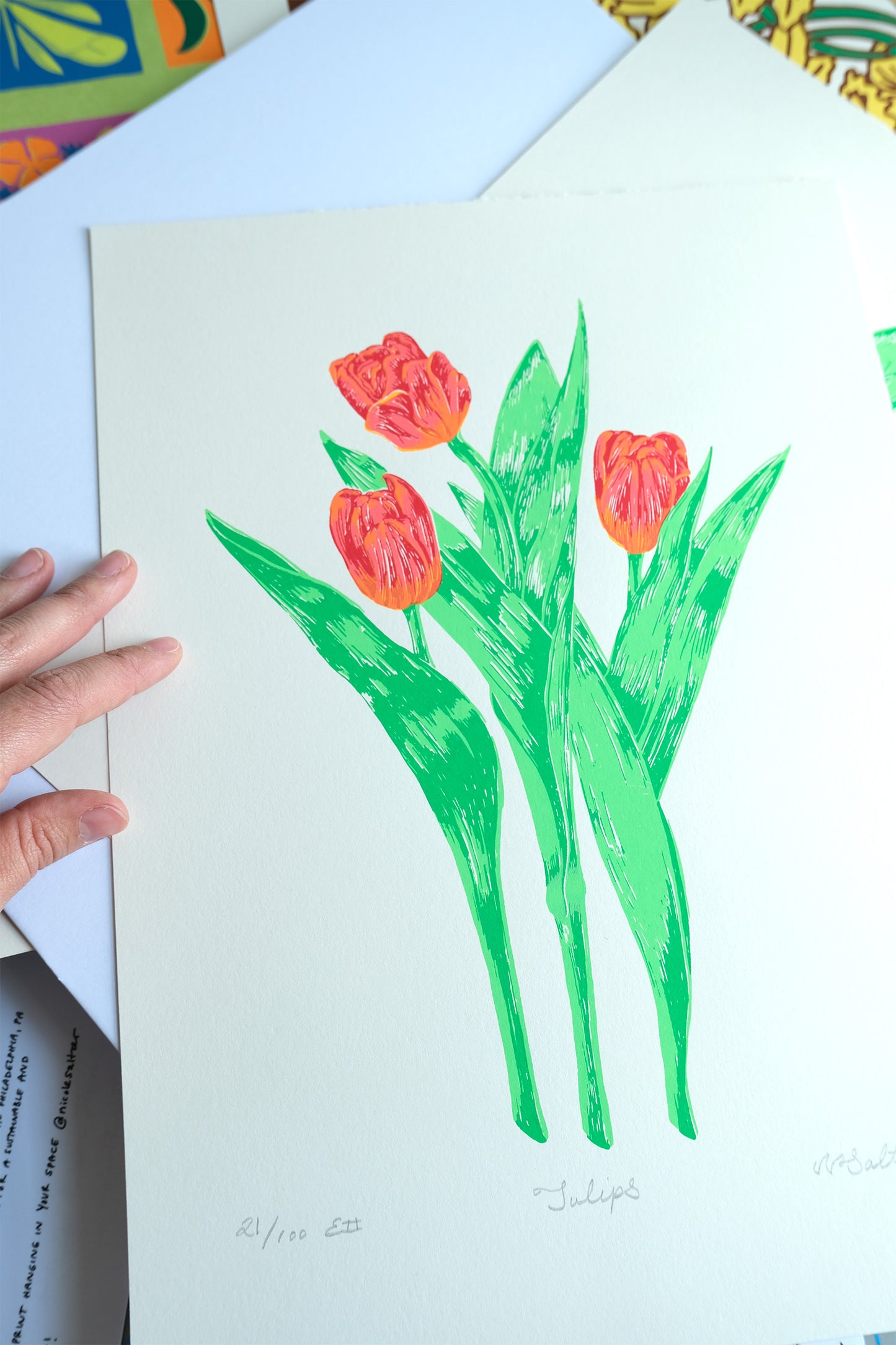 Tulips Screen Print