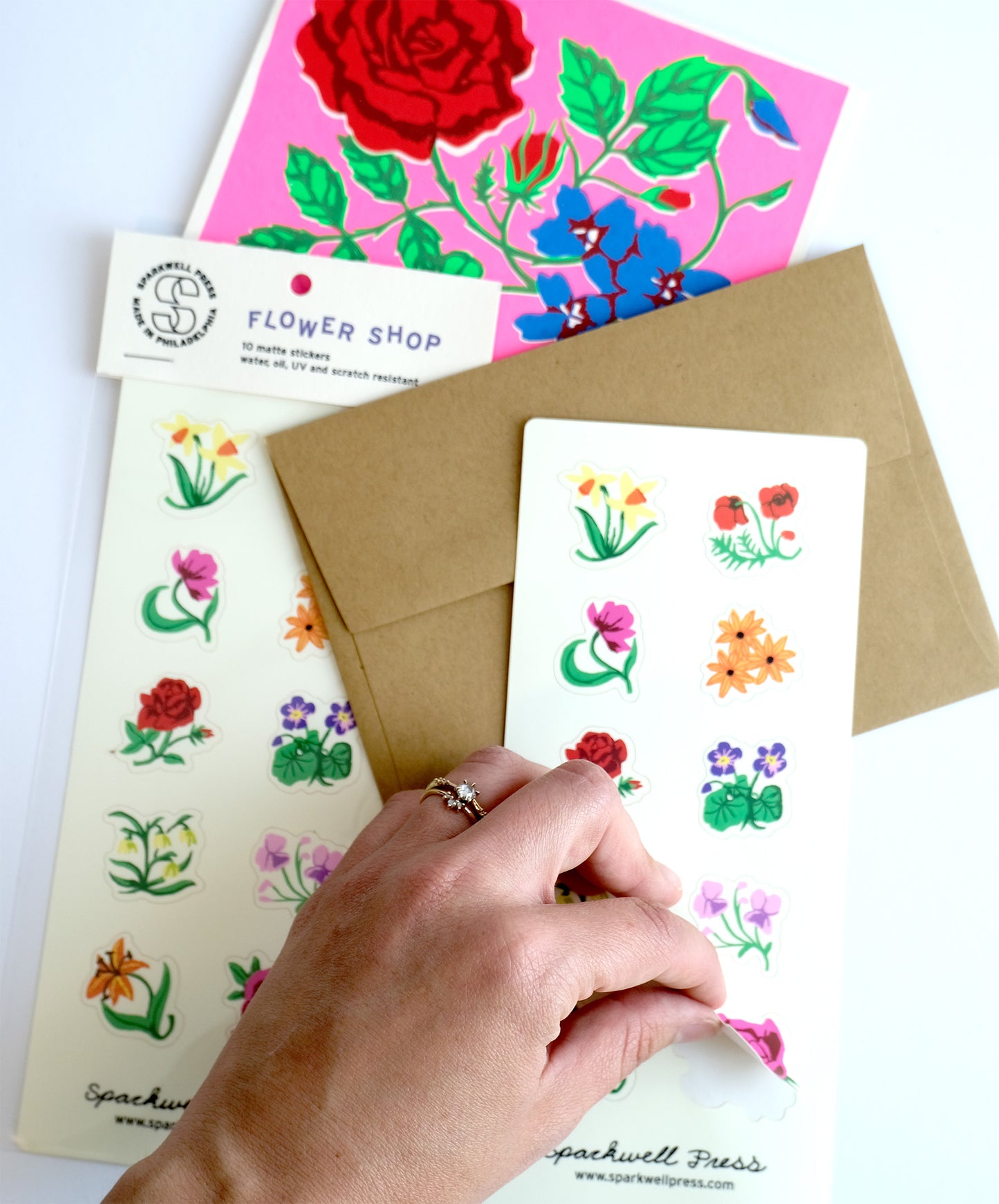 Flower Shop Sticker Sheet