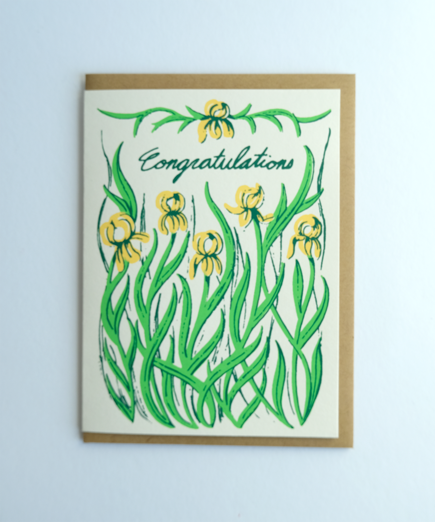 Iris Congratulations Card