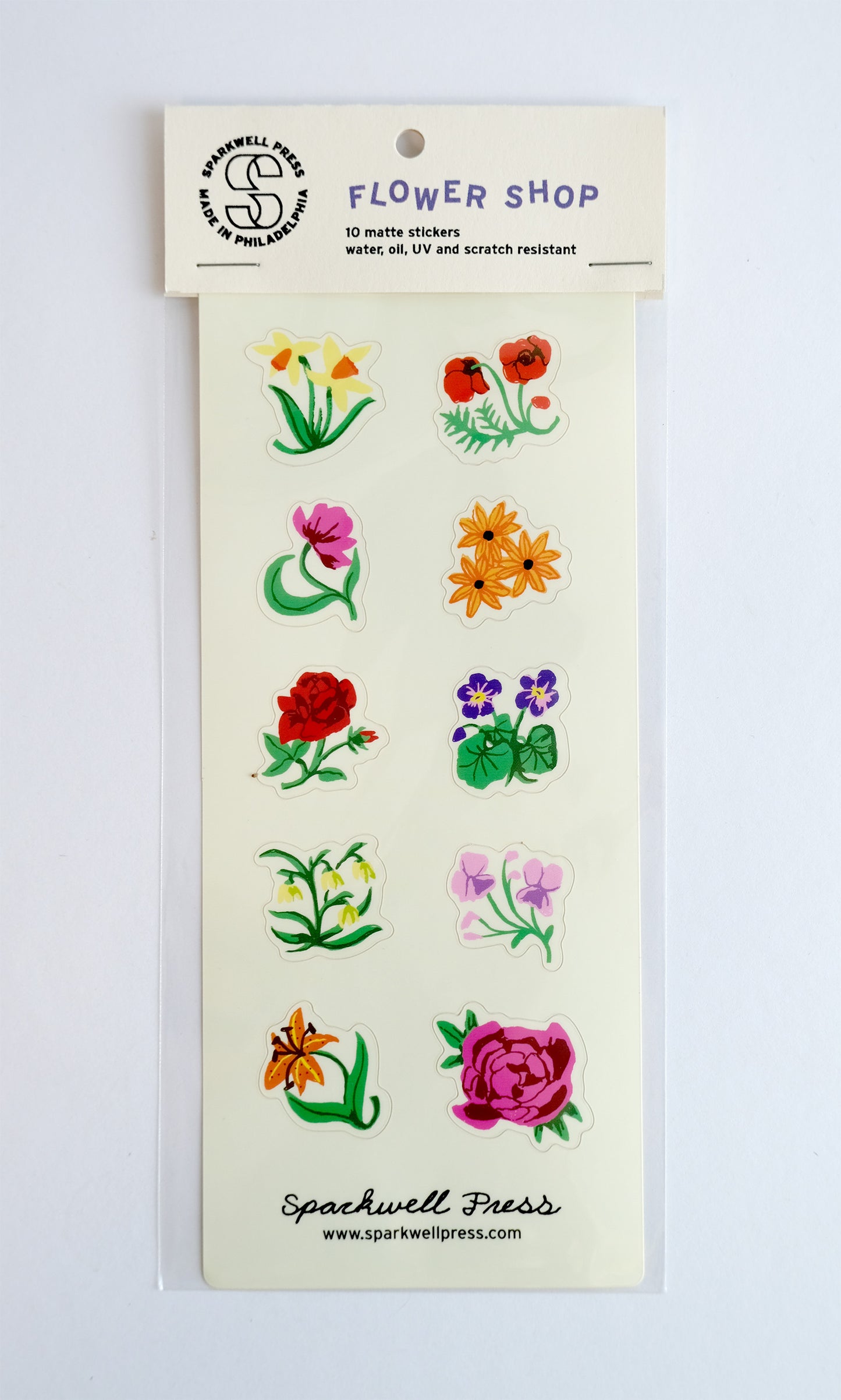 Flower Shop Sticker Sheet 