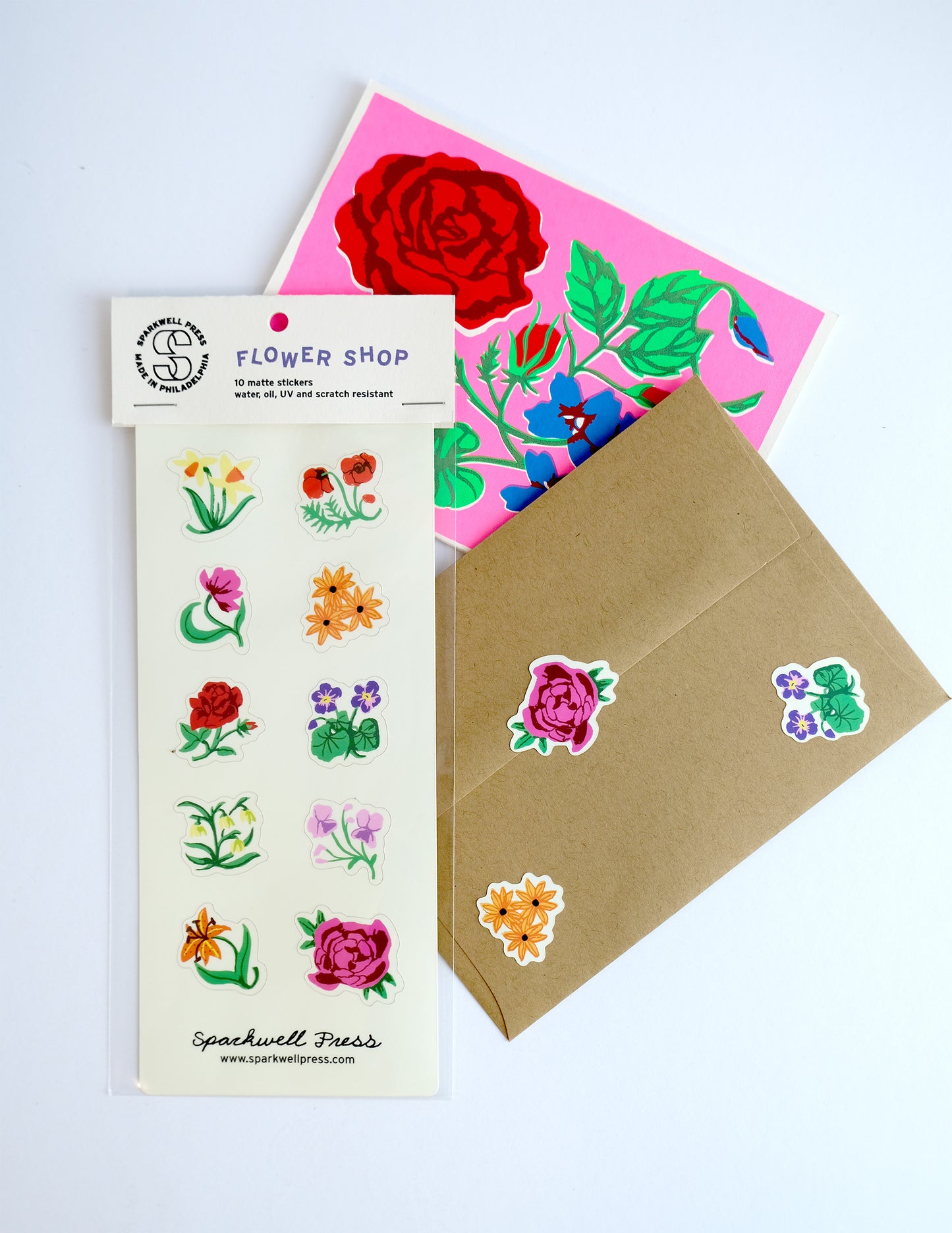 Flower Shop Sticker Sheet 