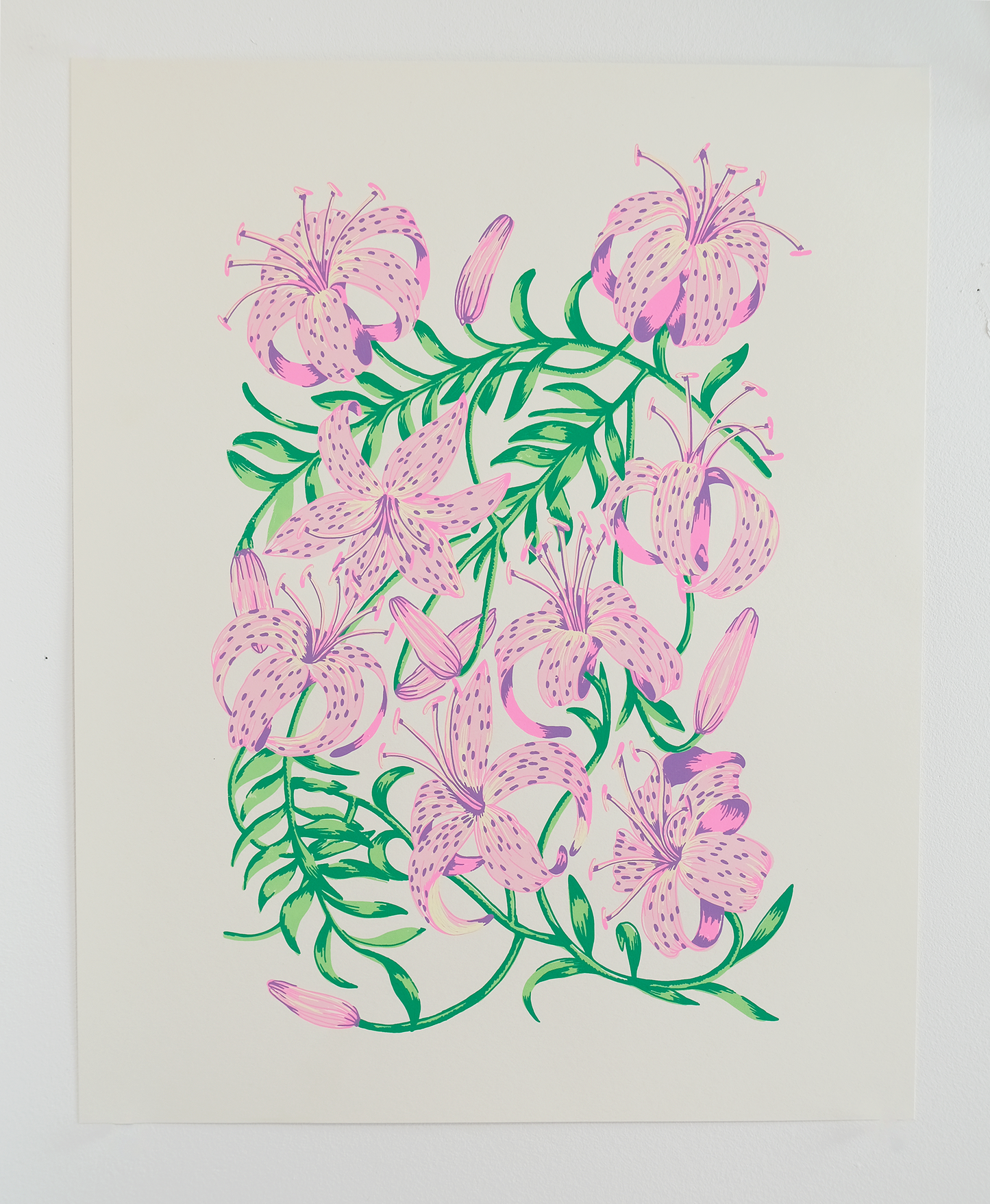 Pink Lilies