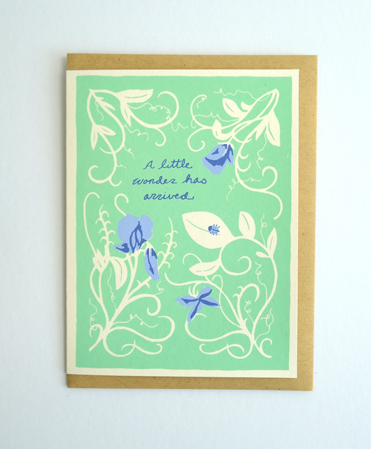 A Little Wonder Has Arrived - New Baby Card