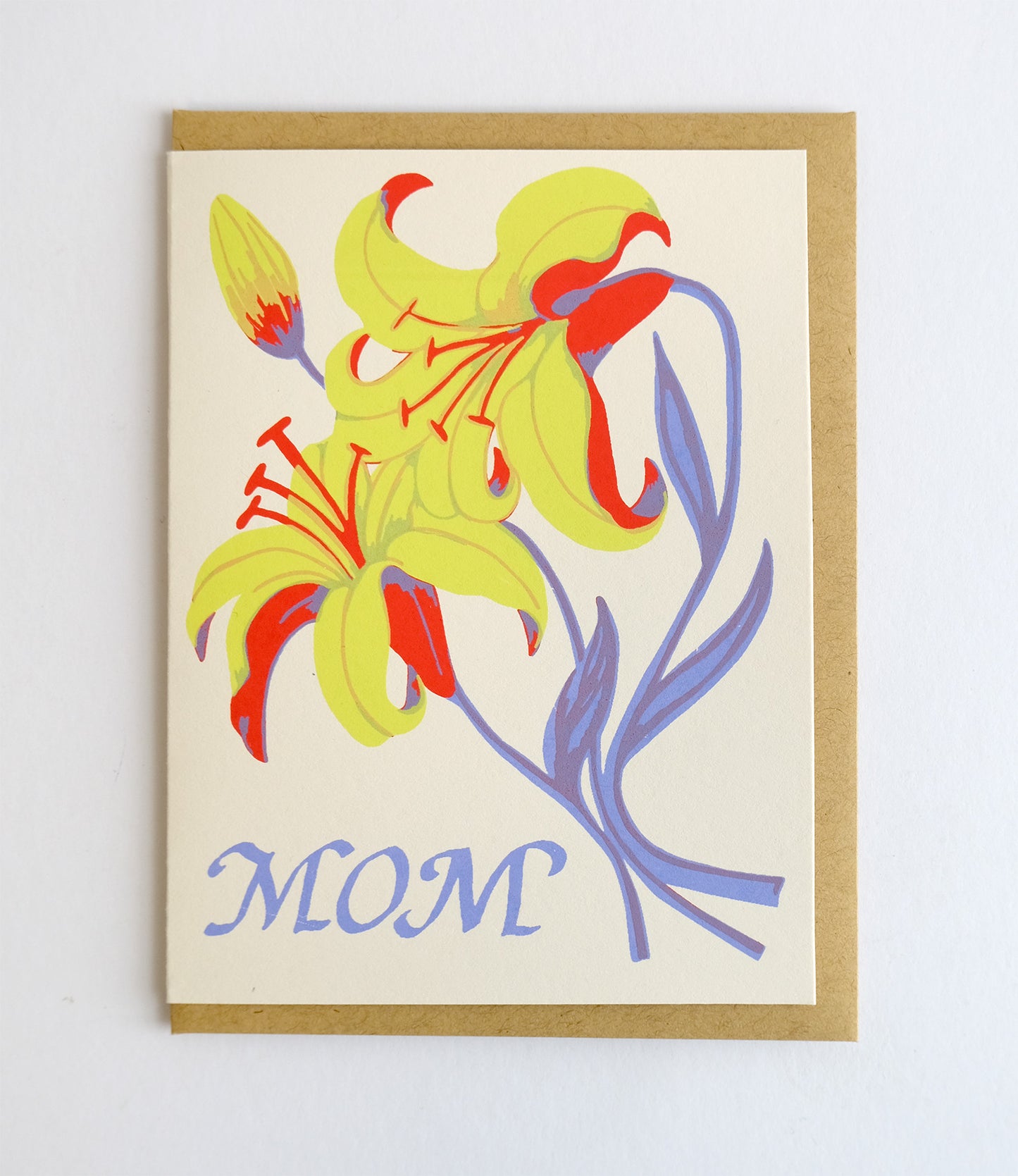 Mom with Lilies Card