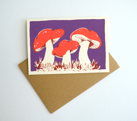Mushrooms - Petite Note Card