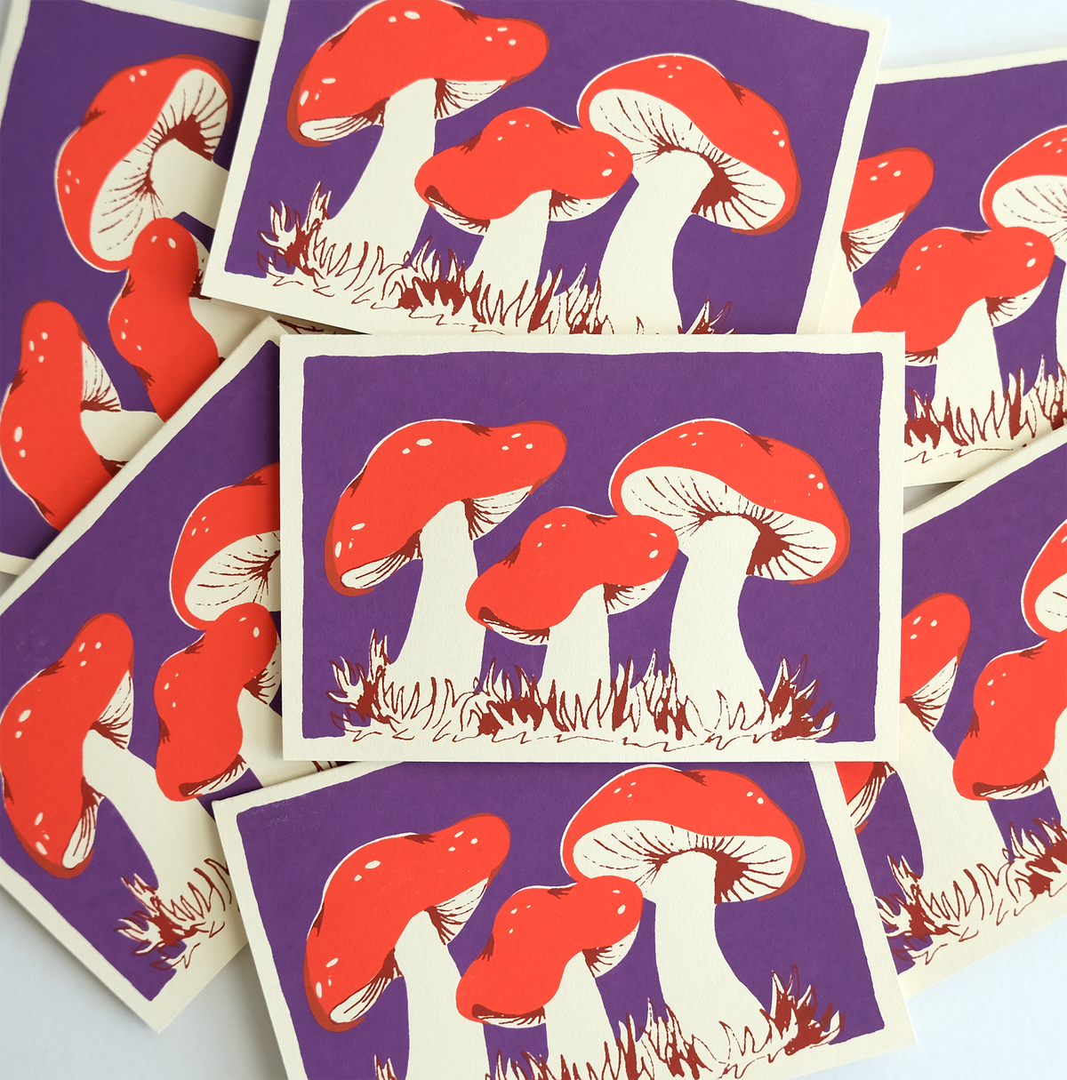 Mushrooms - Petite Note Card