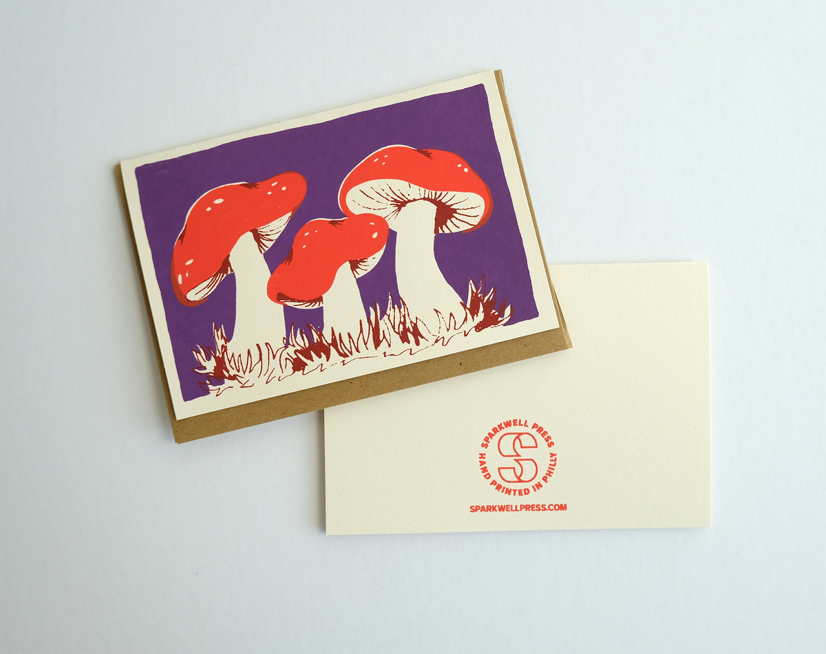 Mushrooms - Petite Note Card