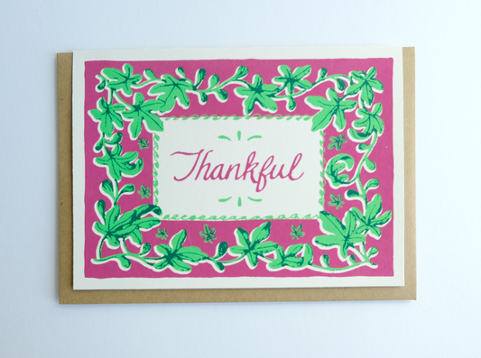Thankful Fig Branch Card